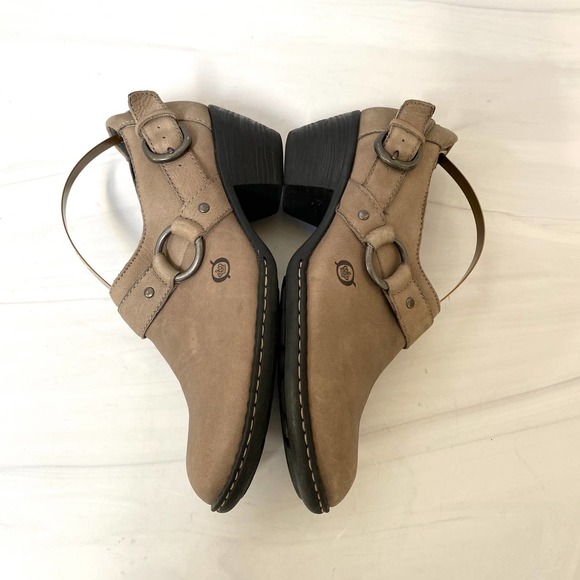 BORN Zowy Leather Ankle Booties Size 7 - Picture 8 of 11